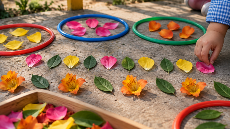 Lee más sobre el artículo Proyecto: Matemáticas de primavera con flores y hojas (Nivel Inicial)
