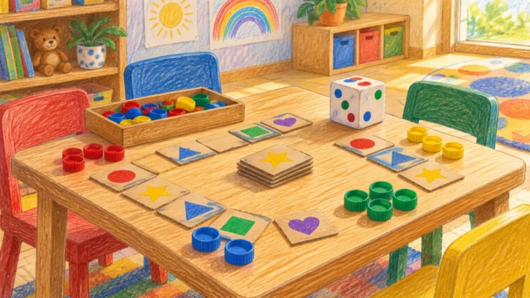 Lee más sobre el artículo 6 juegos de mesa caseros para Nivel Inicial (con materiales de sala)
