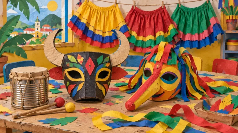 Lee más sobre el artículo Carnaval de Barranquilla para niños de preescolar: proyecto con máscaras y danzas (Colombia)
