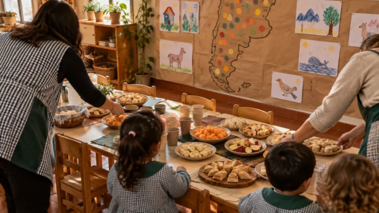 Lee más sobre el artículo Comidas del mundo en Nivel Inicial: degustación segura y mapa de sabores (sala 3 a 5)